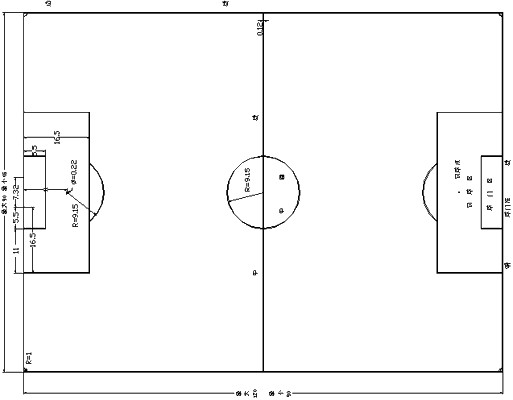 标准足球场尺寸图及相关规定介绍-第2张图片-www.211178.com_果博福布斯